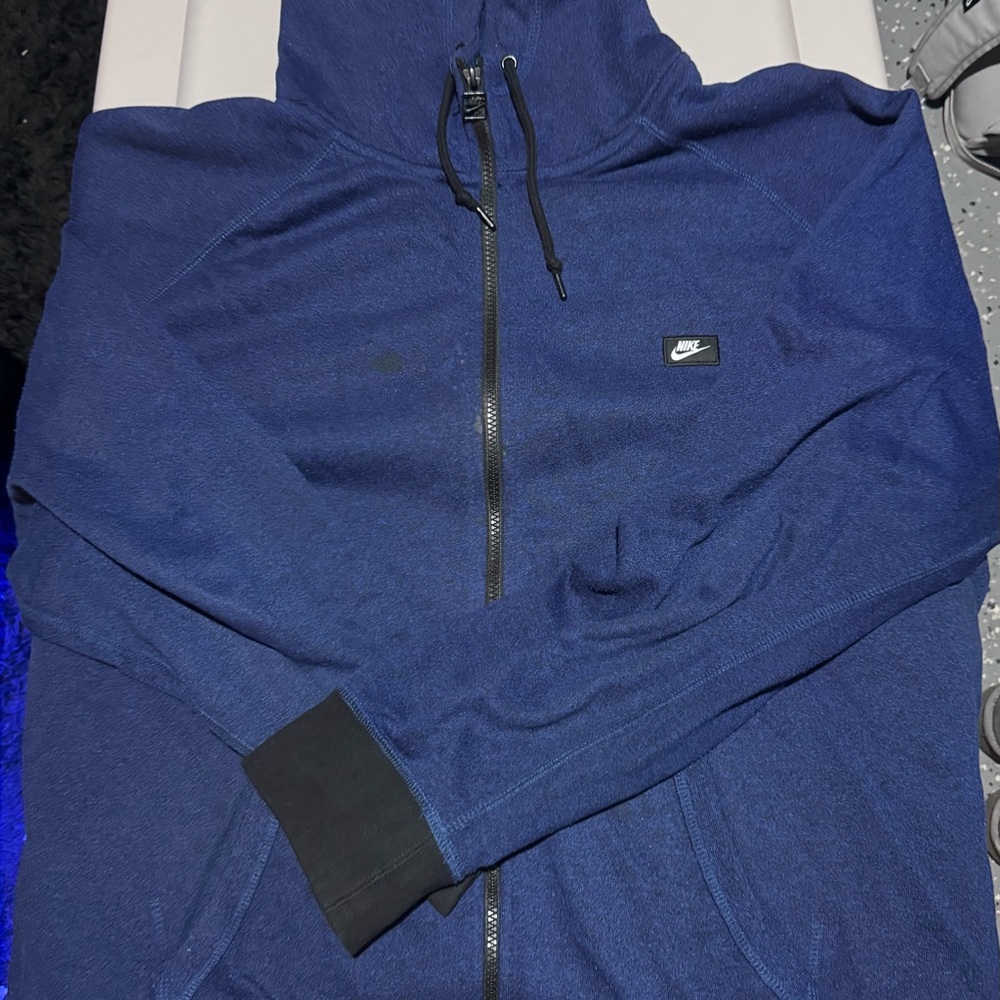 Nike Navy Full-Zip Hoodie